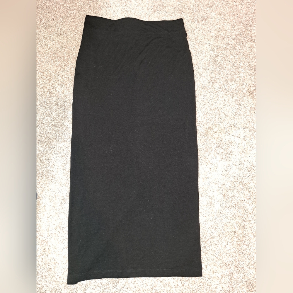 Forever 21 Black Maxi Pencil Skirt